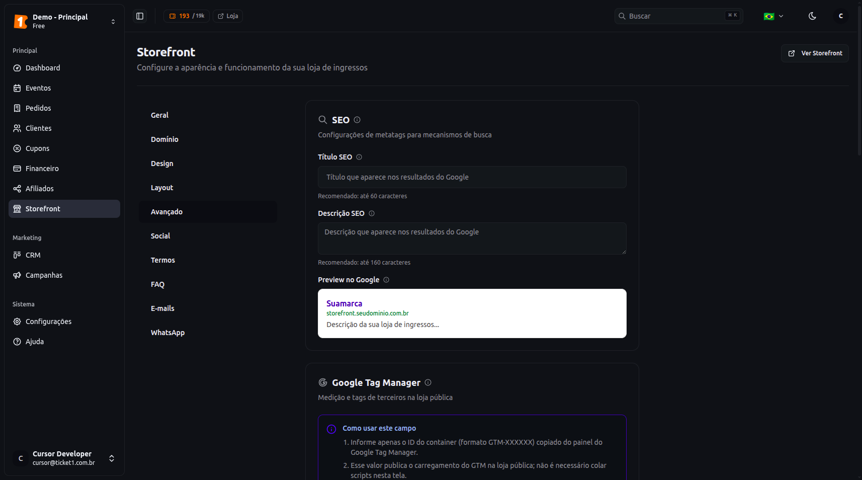 Ticket1 LLM Search e GEO — otimização para buscadores com IA